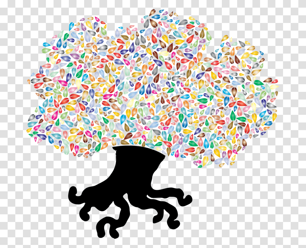 Tree Silhouette Leaf Remix Human Behavior, Sprinkles, Sweets, Food, Confectionery Transparent Png