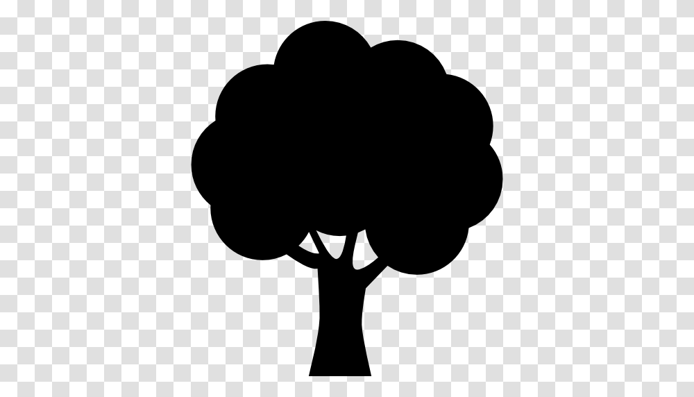 Tree Silhouette, Stencil Transparent Png