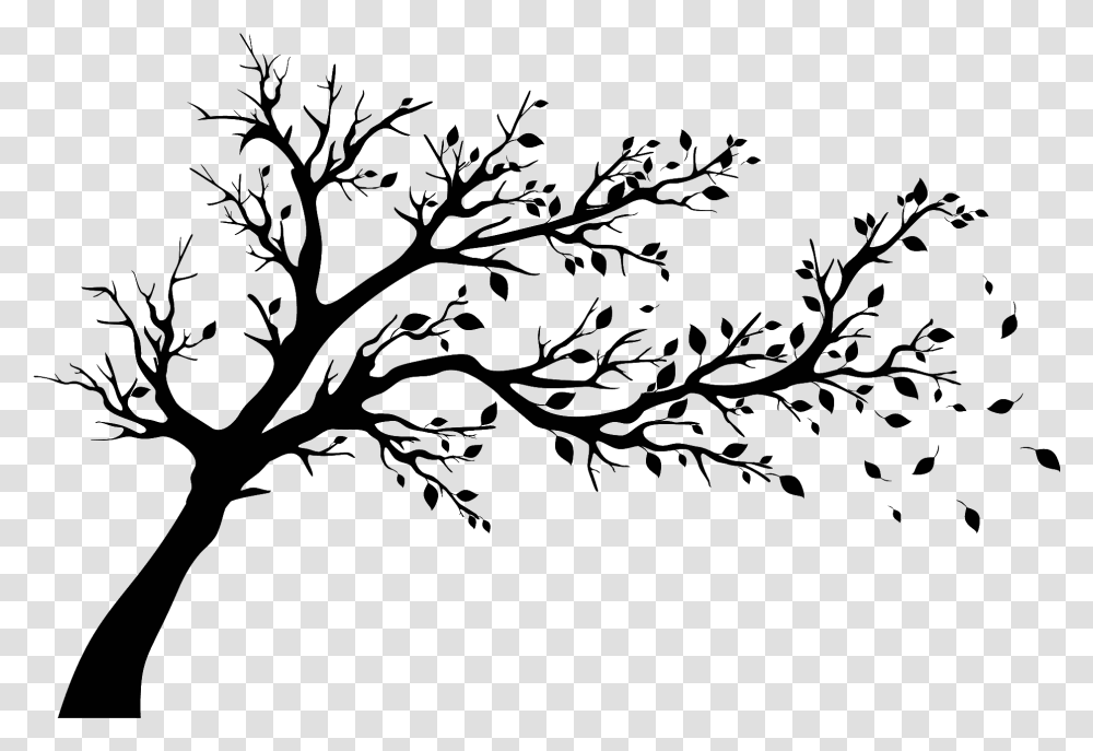 Tree Silhouette Wall Decal Autumn Tree Silhouette Art, Outdoors, Nature, Outer Space, Astronomy Transparent Png