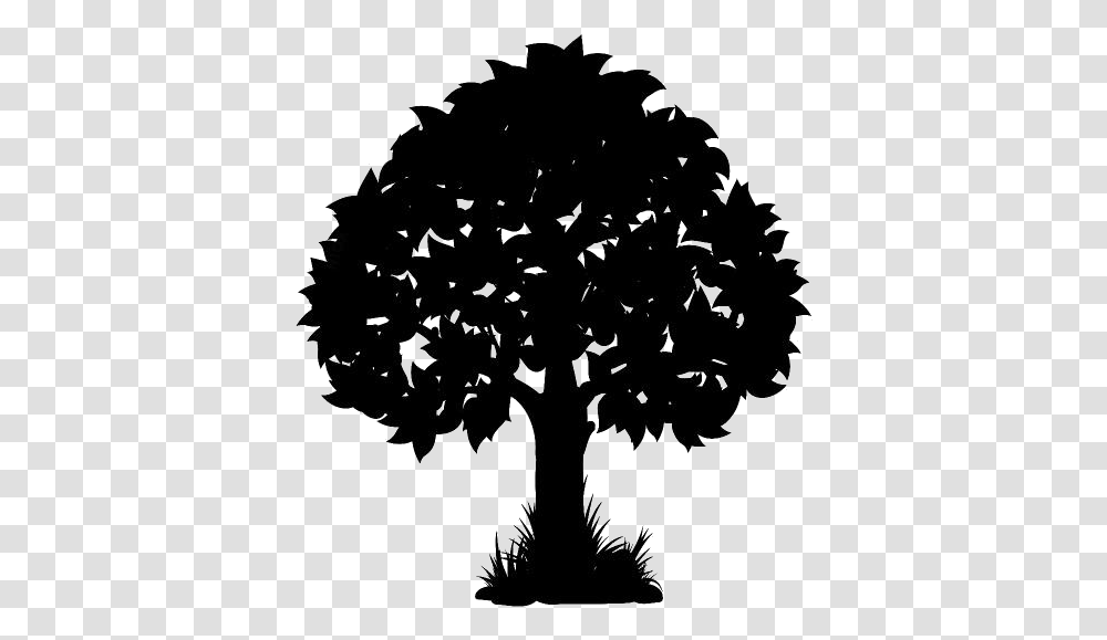 Tree Sketch Background Background Tree Illustration, Outdoors, Nature, Silhouette, Plant Transparent Png