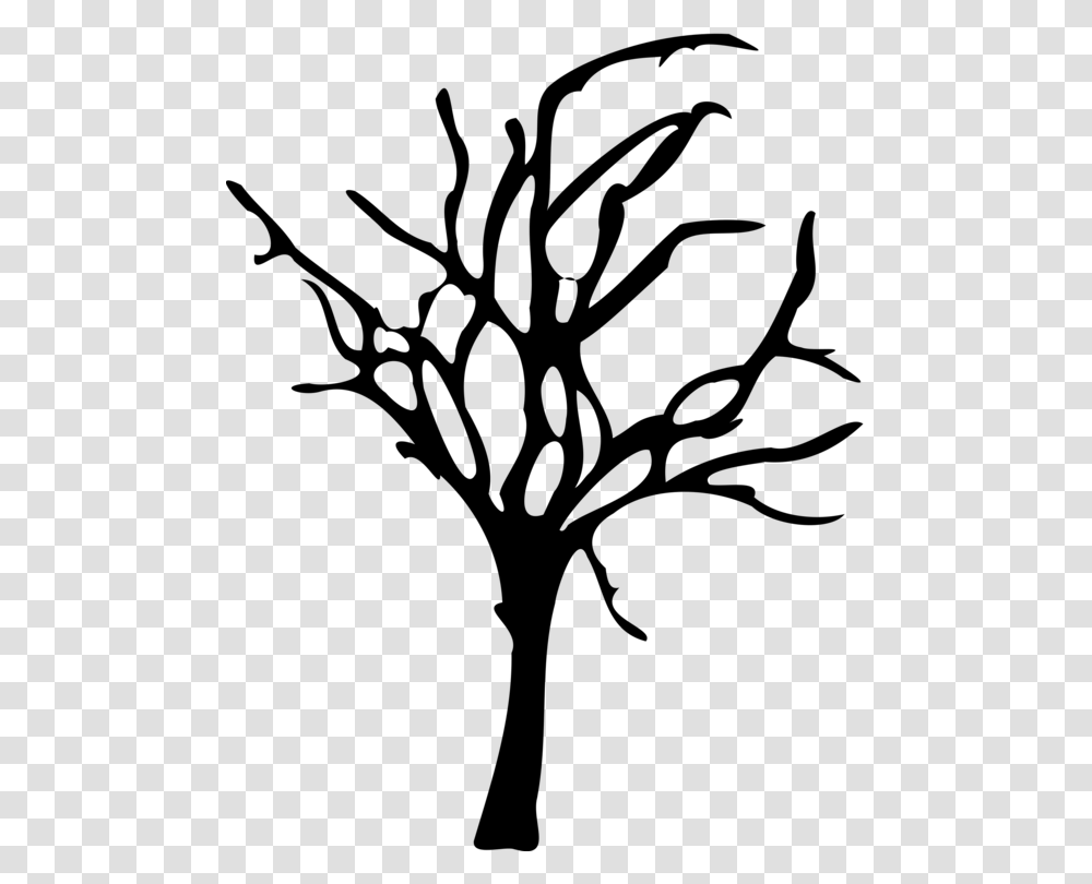 Tree Snag Trunk Drawing Arecaceae, Gray, World Of Warcraft Transparent Png