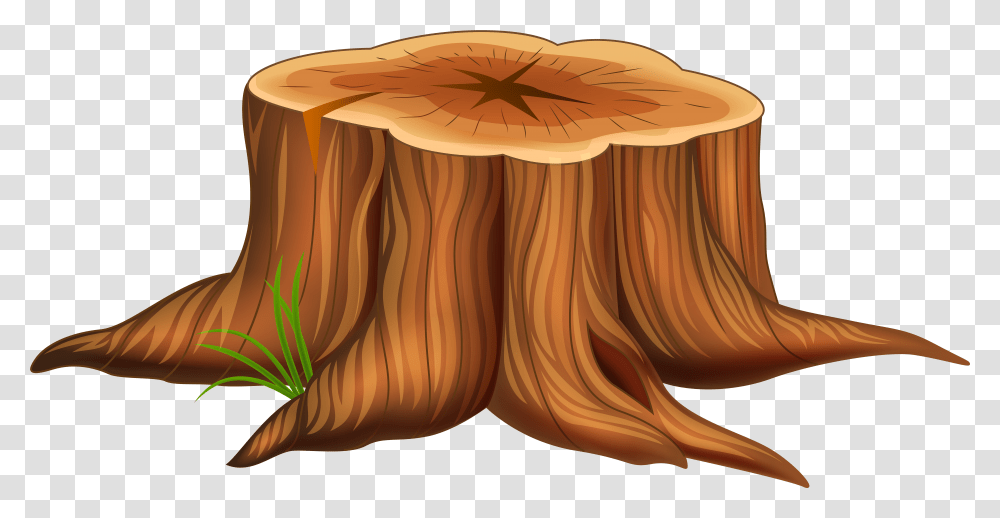 Tree Stump Cartoon Illustration Cartoon Tree Trunk Transparent Png