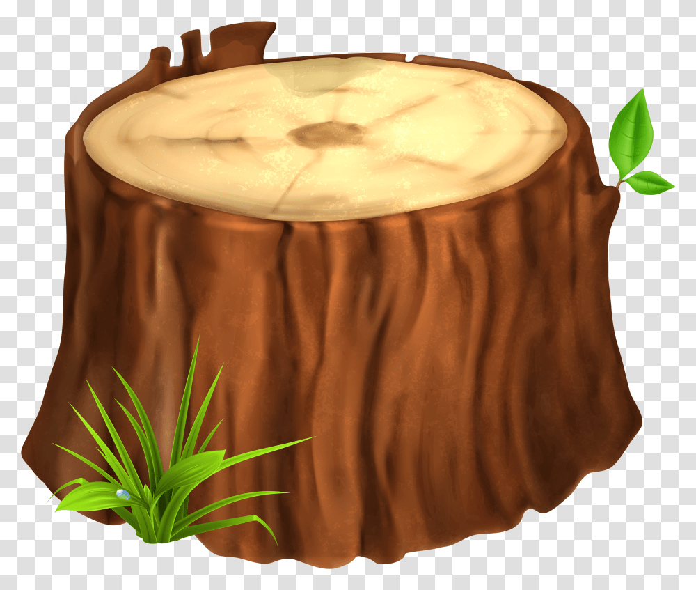 Tree Stump Clip Art Clipart Free Tree Stump Clip Art, Fungus, Plant, Pottery, Potted Plant Transparent Png