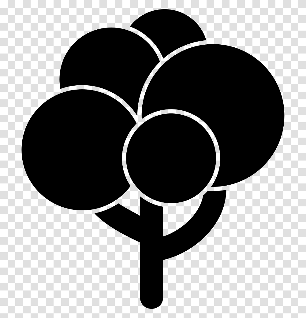 Tree Symbol Black Tree Icon, Stencil, Heart, Silhouette Transparent Png