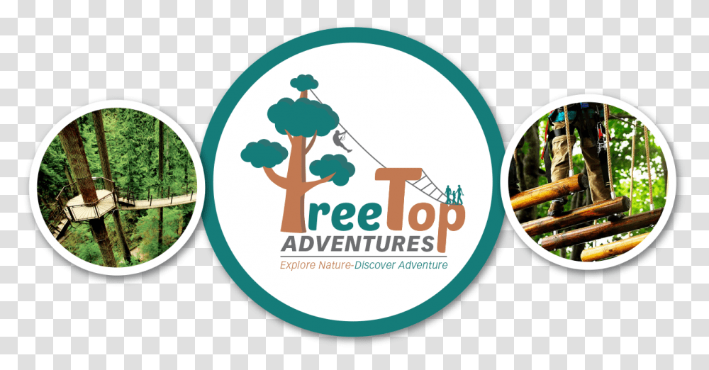 Tree Top Adventures Logo Download, Label, Wheel, Word Transparent Png