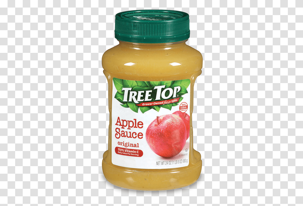 Tree Top Original Apple Sauce Jar 24 Oz Tree Top Tree Top Apple Sauce, Fruit, Plant, Food, Peanut Butter Transparent Png