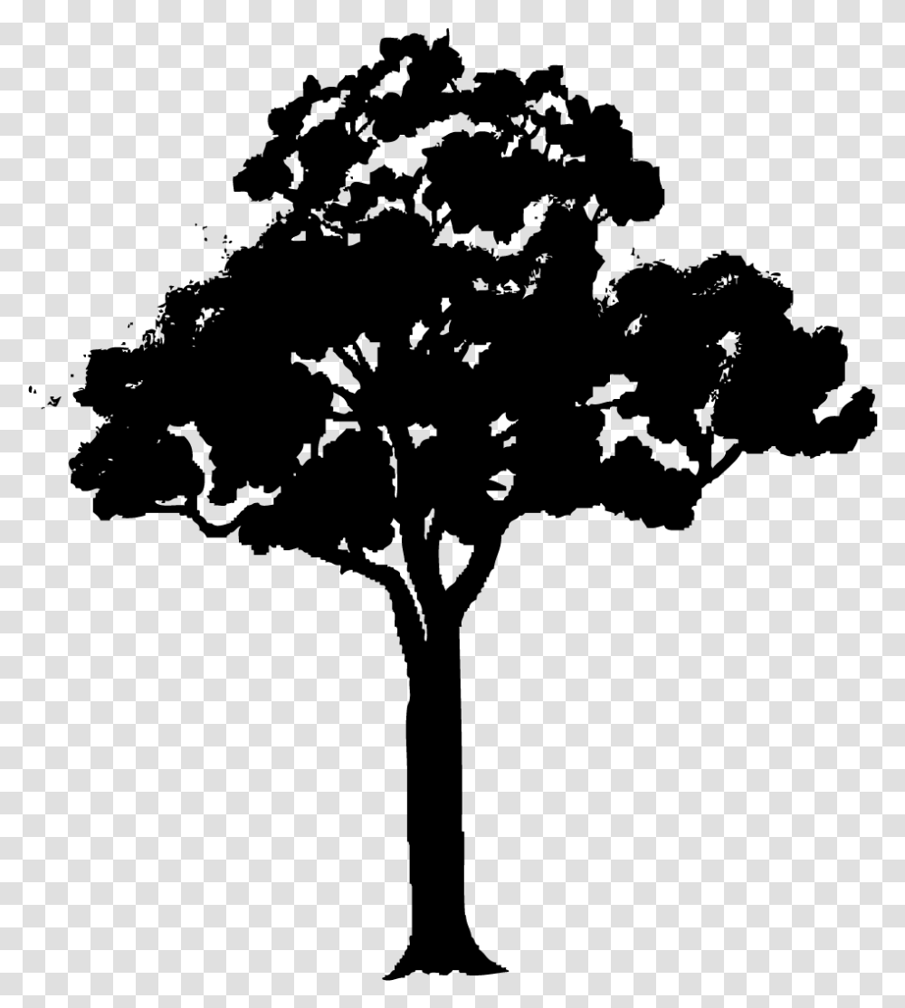 Tree Tree Vector Black, Gray, World Of Warcraft, Halo Transparent Png