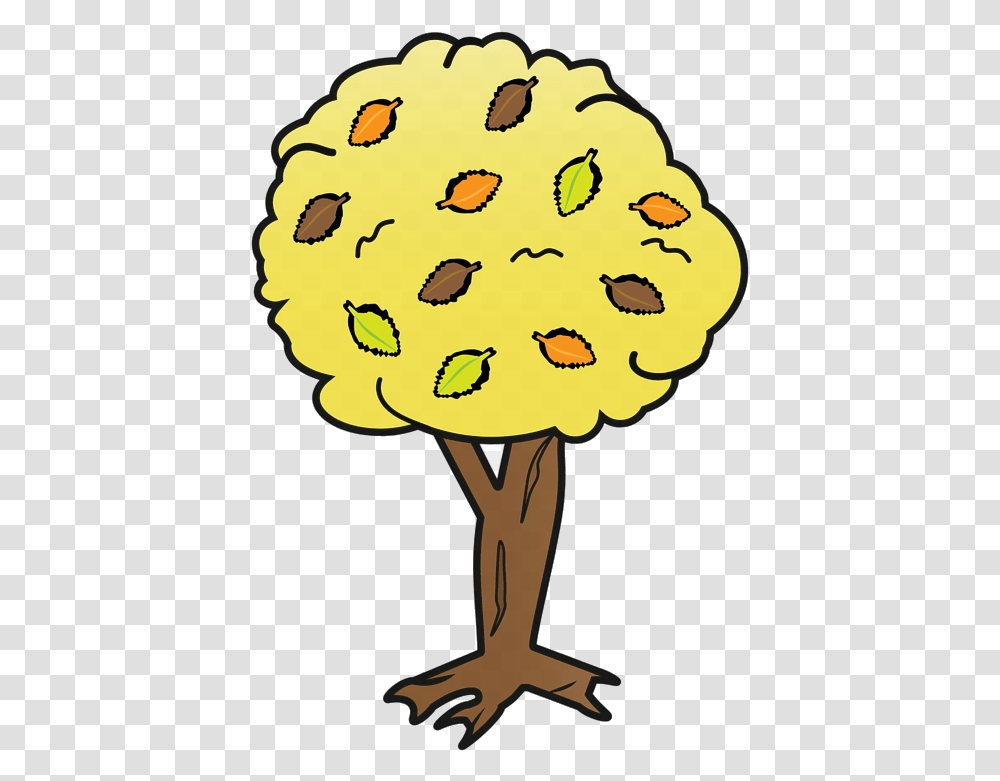 Tree Trees Clipart Buy Clip Art Yellow Logo Bolos Doces E Salgados, Plant, Flower, Bird, Food Transparent Png