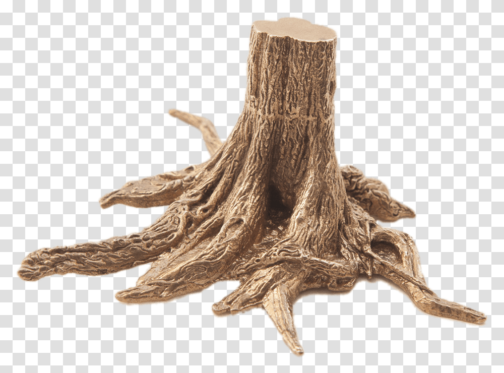 Tree Trunk With Roots 3d Printed Tree Stump, Wood, Dinosaur, Reptile, Animal Transparent Png