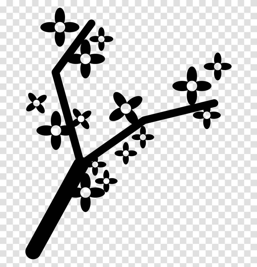 Tree Twigs With Leaf Portable Network Graphics, Stencil, Silhouette, Floral Design Transparent Png