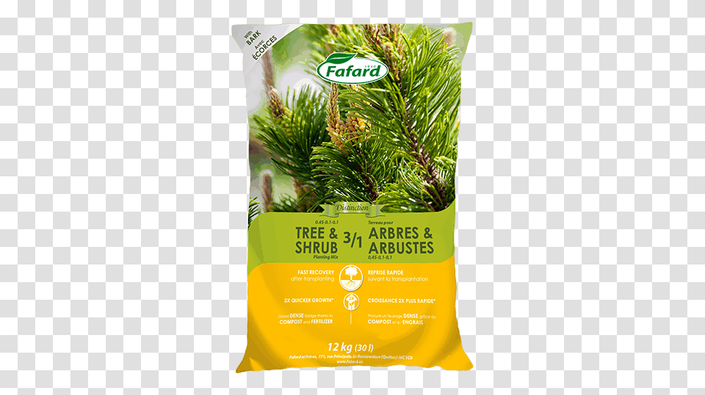Tree & Shrub Planting Mix Scotts Fafard Fafard Tree And Shrub Organic Fertilizer, Advertisement, Poster, Flyer, Paper Transparent Png