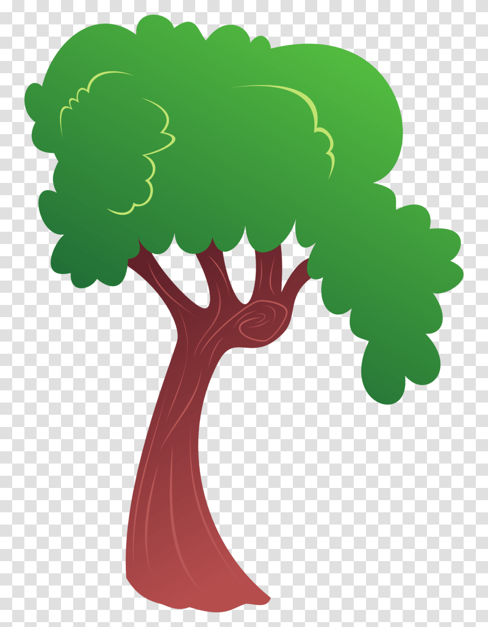 Tree Vector 2d Clipart Download 2d Tree Cartoon, Green, Plant, Sun Transparent Png