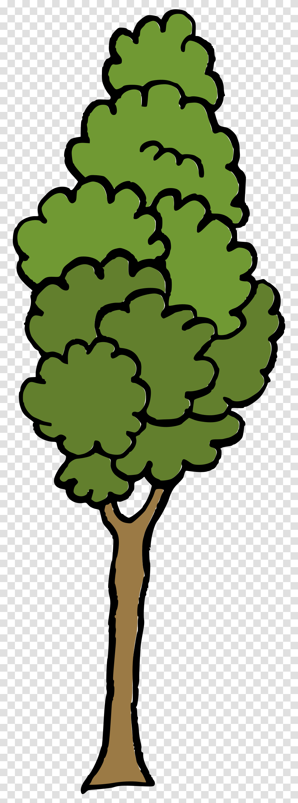 Tree Vector Svg Cartoon Tree, Plant, Green, Pineapple, Fruit Transparent Png