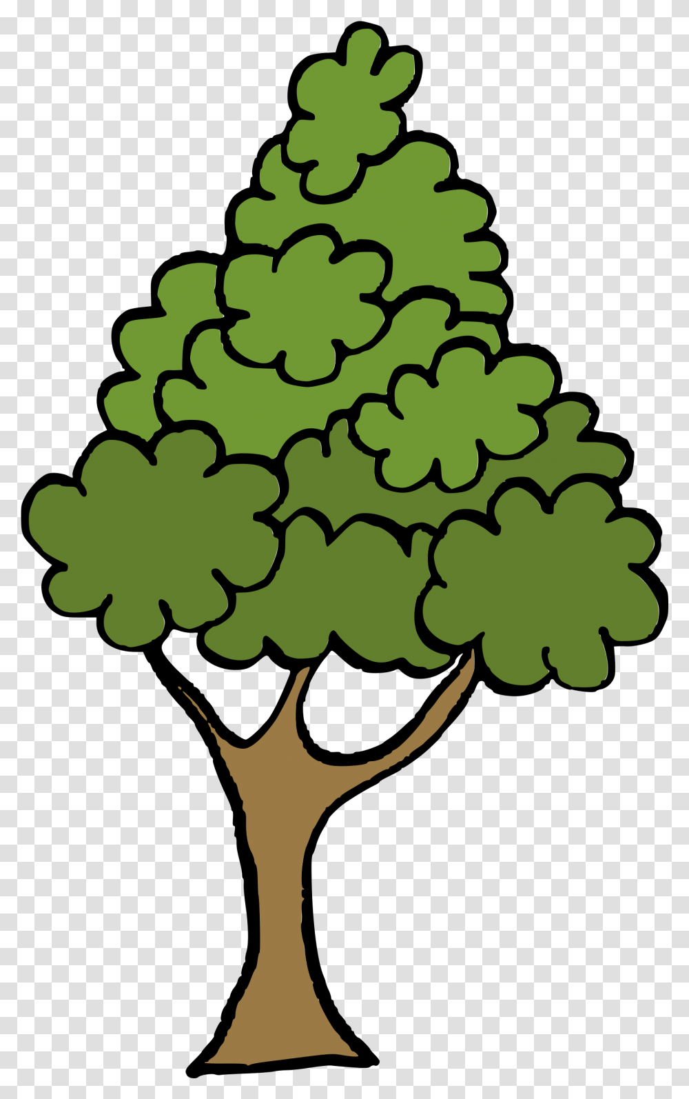Tree Vector Svg Clip Art, Plant, Graphics, Green, Stencil Transparent Png