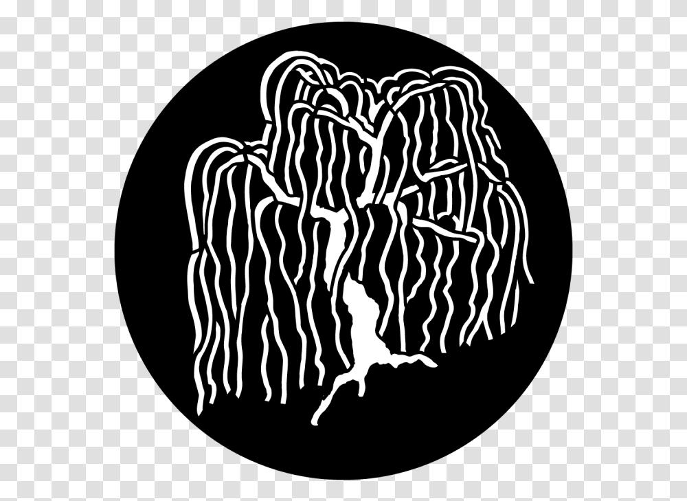 Tree Weeping Willow Reversed Apollo Design Illustration, Heart, Zebra, Wildlife, Mammal Transparent Png