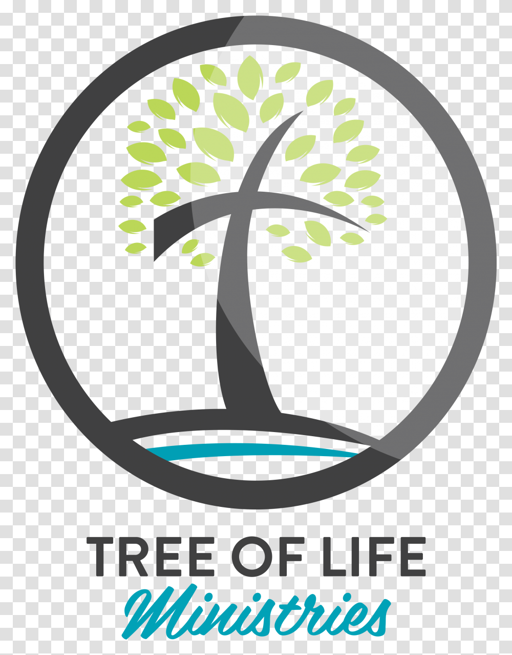 Tree With A Cross In It Icon, Plant, Poster Transparent Png