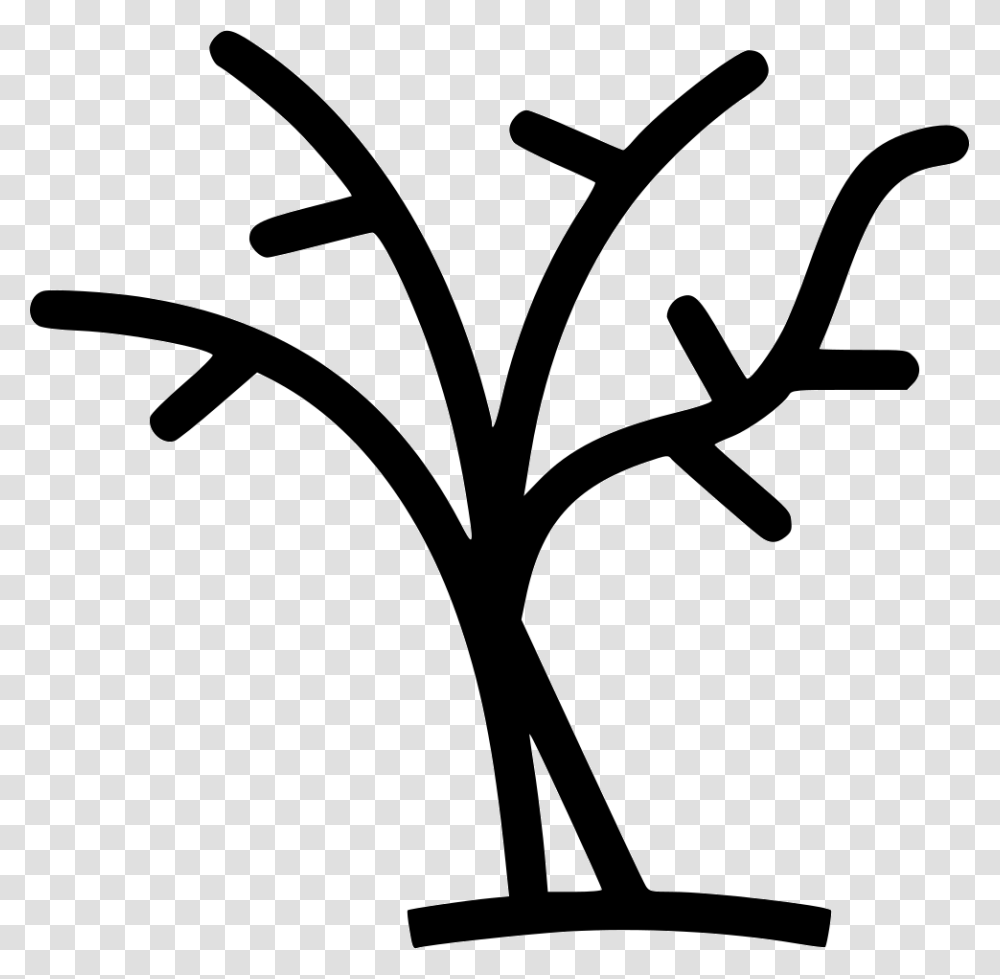 Tree With No Leaves Clip Art All About Clipart, Stencil, Scissors, Blade, Weapon Transparent Png