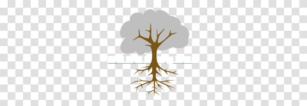 Tree With Roots Clip Art, Plant Transparent Png
