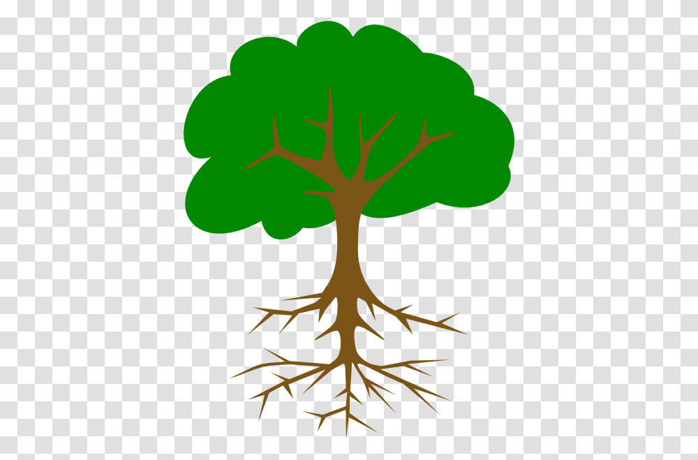 Tree With Roots Clip Art, Plant Transparent Png