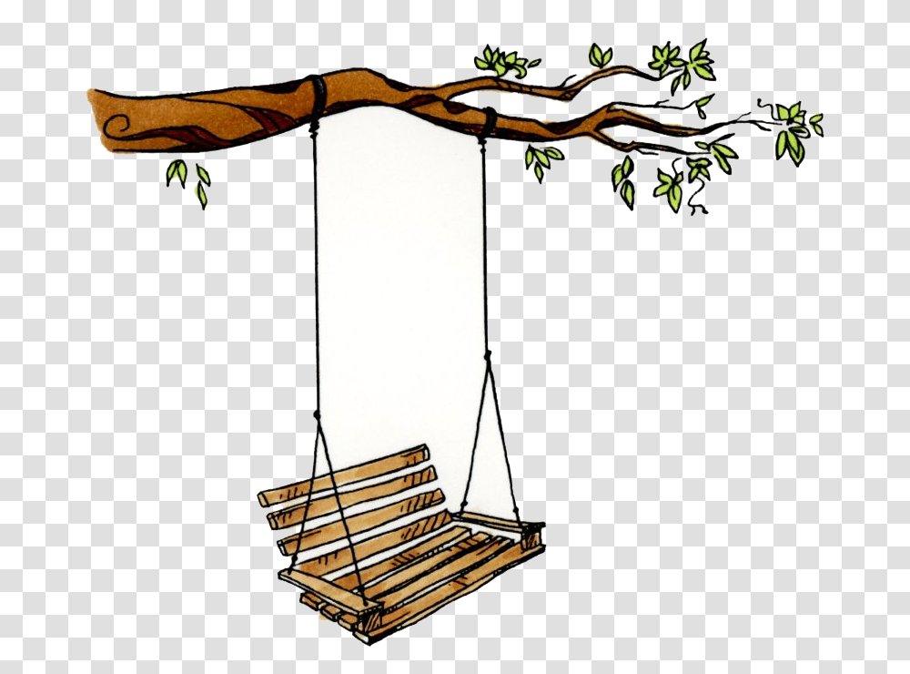 Tree With Tire Swing Clipart Download Tire Swing, Toy, Outdoors Transparent Png