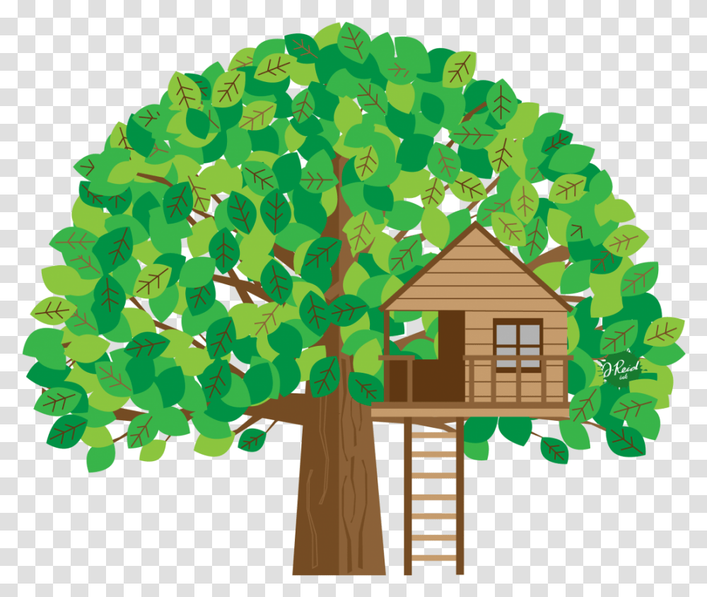 Treehouse Clipart, Housing, Building, Cabin, Cottage Transparent Png