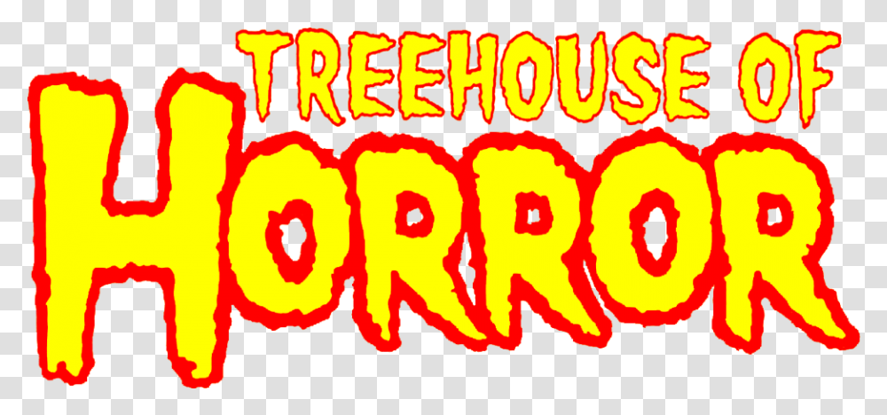 Treehouse Of Horror Title, Food, Alphabet, Plant Transparent Png