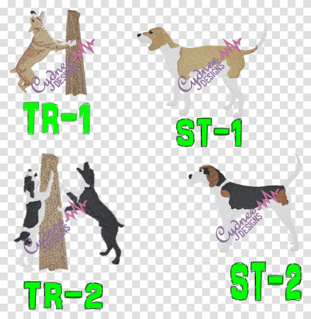 Treeing Walker Coonhound Embroidery Design, Pet, Animal, Dog, Canine Transparent Png