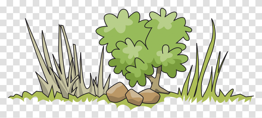 Trees And Bushes Clipart, Plant, Green, Vegetation Transparent Png