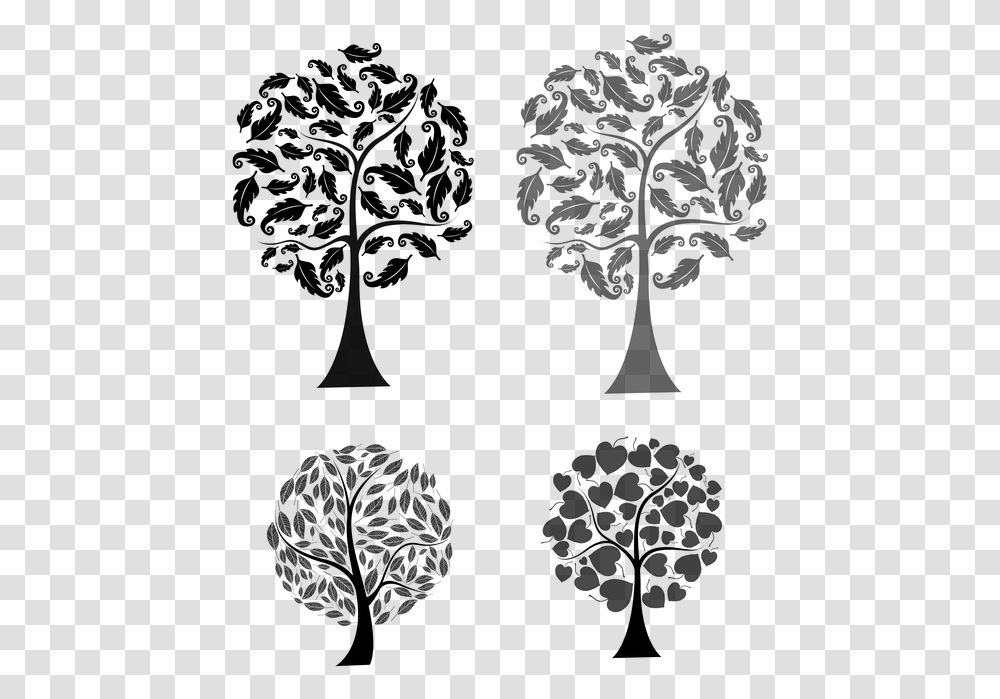 Trees Nature Autumn Forest Free Purple Leaf Design, Gray, World Of Warcraft Transparent Png