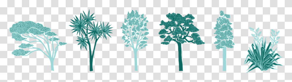 Trees, Snowflake, Pattern, Rug Transparent Png