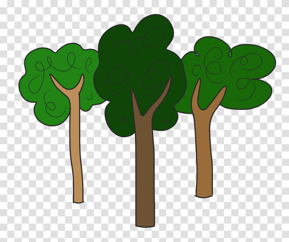 Trees Tree Clipart Free Images Three Trees Clipart, Plant, Vegetable, Food, Produce Transparent Png