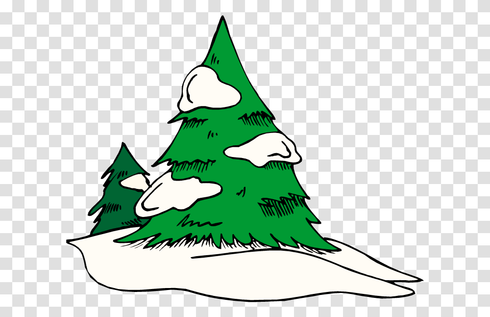 Trees With Snow Clip Art, Plant, Ornament, Christmas Tree, Star Symbol Transparent Png