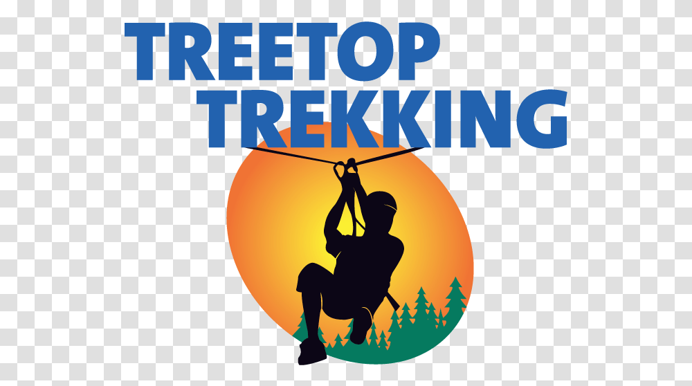 Treetop Trekking Barrie Orillia & Lake Country Tourism Treetop Trekking Logo, Person, Outdoors, Poster, Advertisement Transparent Png