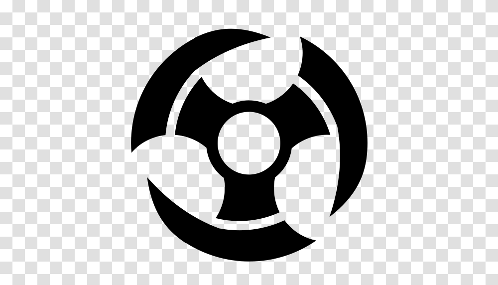 Trefoil Shuriken Icon Free Of Game Icons, Gray, World Of Warcraft Transparent Png