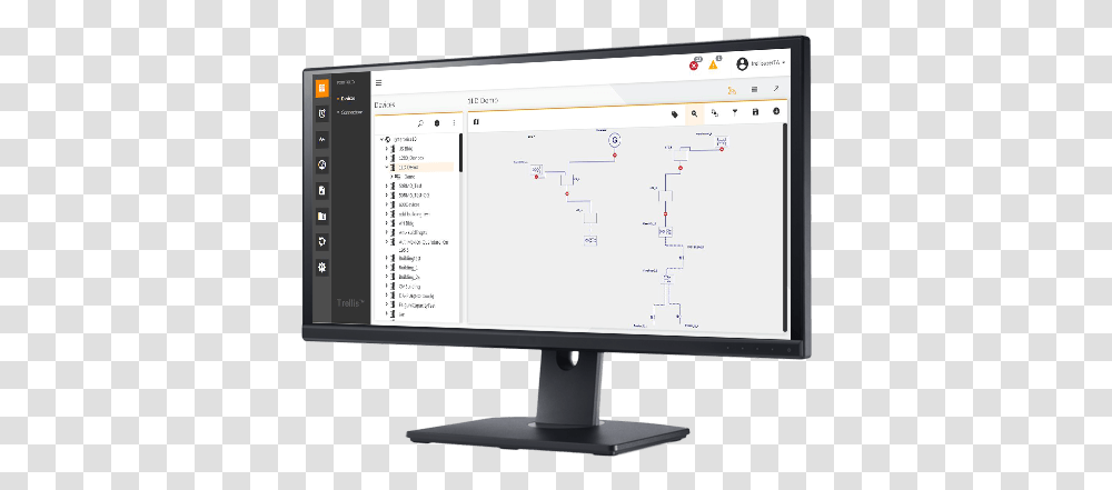 Trellis Power System Manager Computer Monitor, Screen, Electronics, Display, LCD Screen Transparent Png