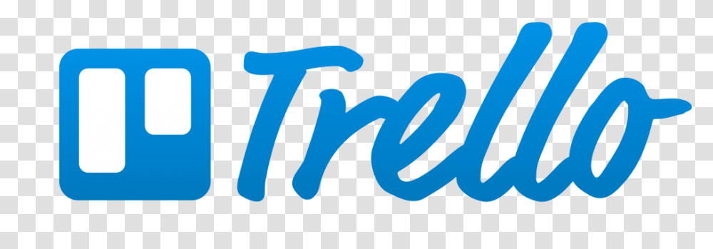 Trello Logo Blue, Word, Trademark Transparent Png