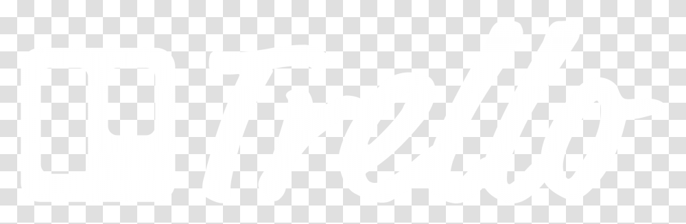 Trello Logo White, Label, Alphabet Transparent Png