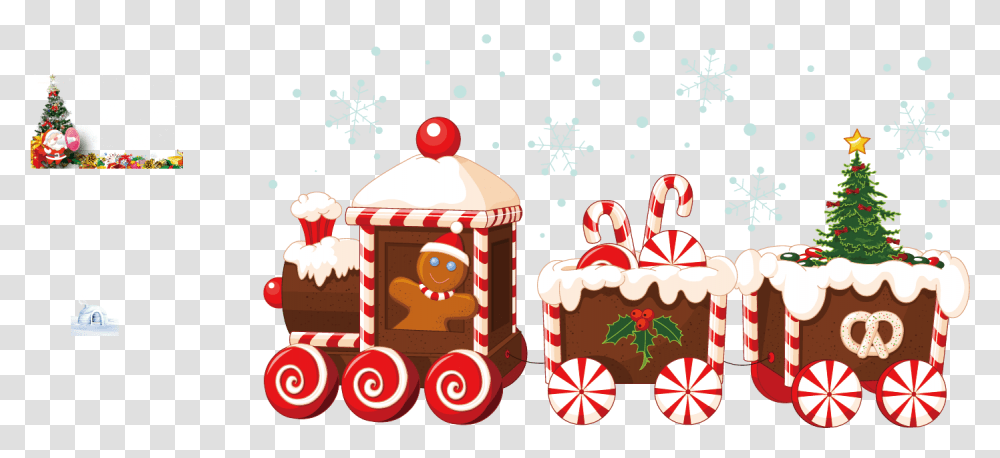 Tren De Santa Claus, Cookie, Food, Biscuit, Gingerbread Transparent Png