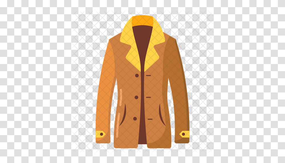 Trench Coat Icon Cardigan, Clothing, Apparel, Jacket, Tie Transparent Png