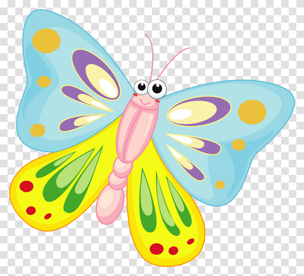 Trend Butterfly Cartoon Pics Free Images Download Clip Art, Animal, Invertebrate, Insect, Pattern Transparent Png