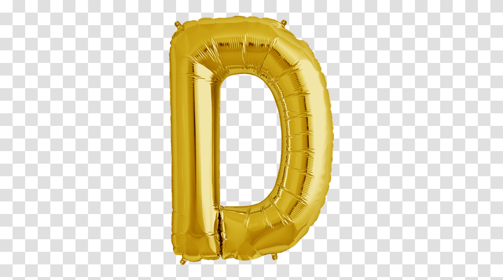 Trending Letter Balloons Ideas Gold Balloon Letter D, Horn, Brass Section, Musical Instrument Transparent Png