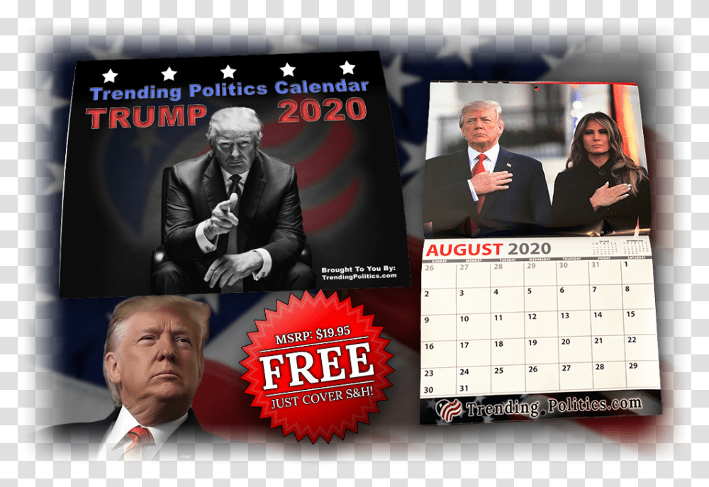 Trending Politics 2020 Calendar, Person, Human, Tie Transparent Png
