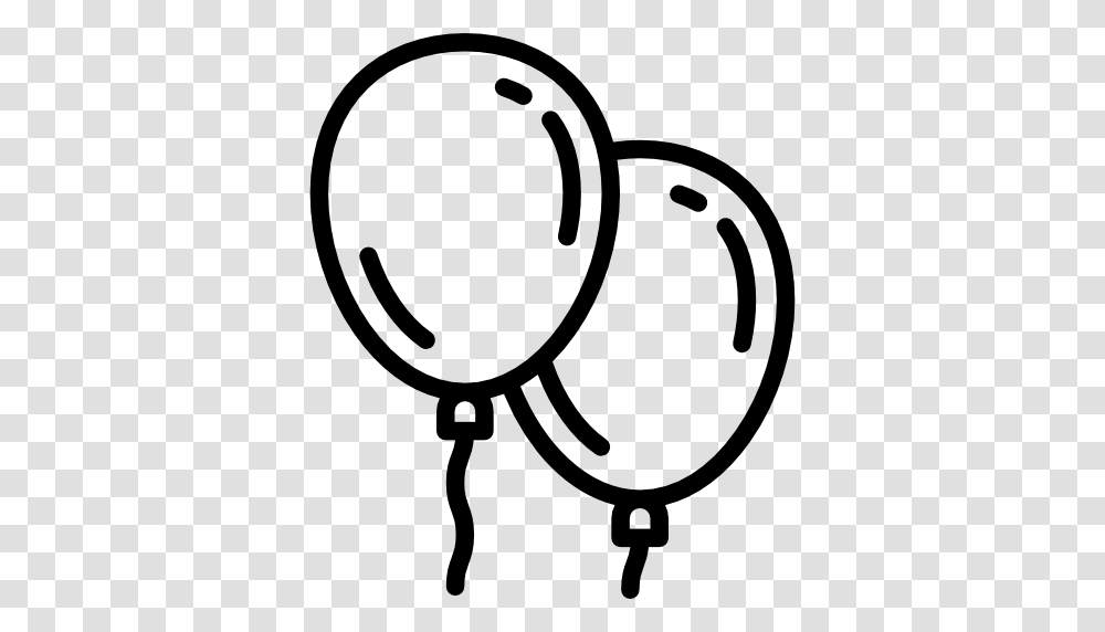 Trendy Ideas Balloon Black And White Clip Art Clipart, Rattle, Stencil Transparent Png