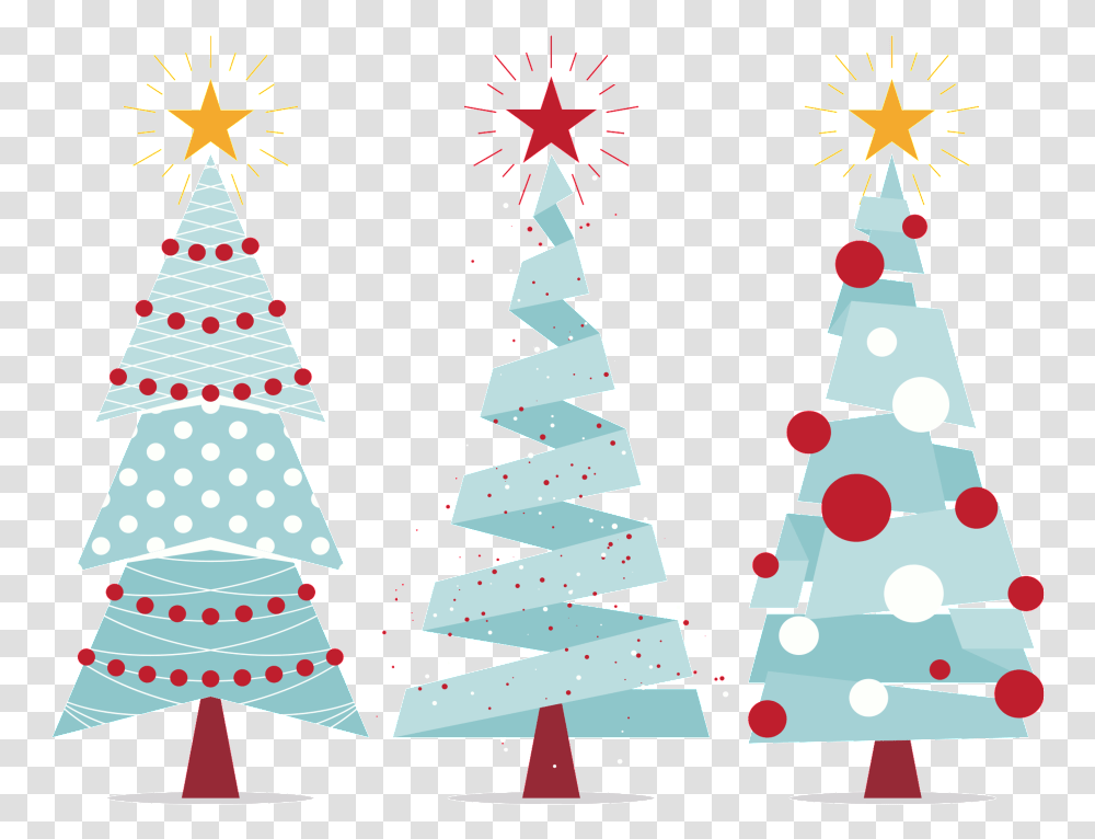 Tres Rboles De Navidad Pintado A Mano Pnges Transparentes Vector Christmas Images Free, Tree, Plant, Christmas Tree, Ornament Transparent Png