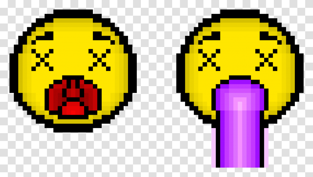 Treton Emojji Blaster Smile Face Pixel, Plant, Pac Man Transparent Png