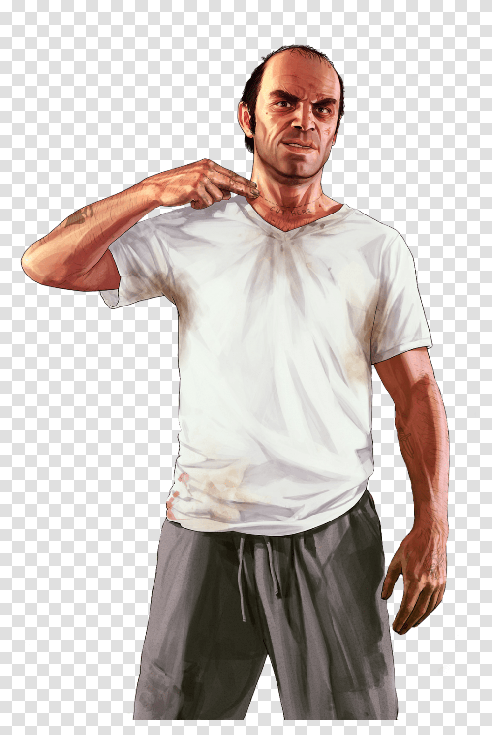 Trevor Grand Theft Auto Games Trevor Philips Gta Wall Street, Sleeve, Person, Man Transparent Png