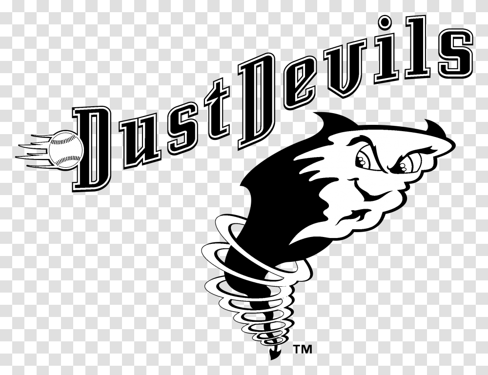 Tri City Dust Devils Logo Dust Devils, Text, Stencil Transparent Png