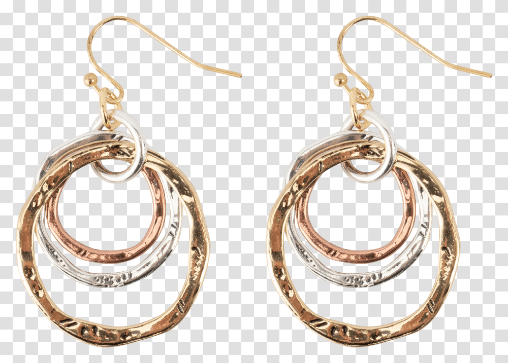 Tri Colored Triple Hoop Earrings Earrings, Jewelry, Accessories, Accessory, Locket Transparent Png