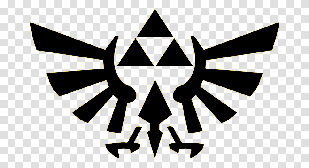 Tri Force Legend Of Zelda Triforce, Cross, Emblem, Star Symbol Transparent Png
