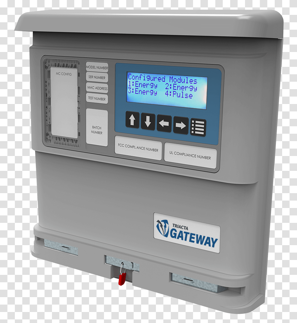 Triacta Gateway Revenue Grade Multi Point Electrical Control Panel, Machine, Mailbox, Letterbox Transparent Png